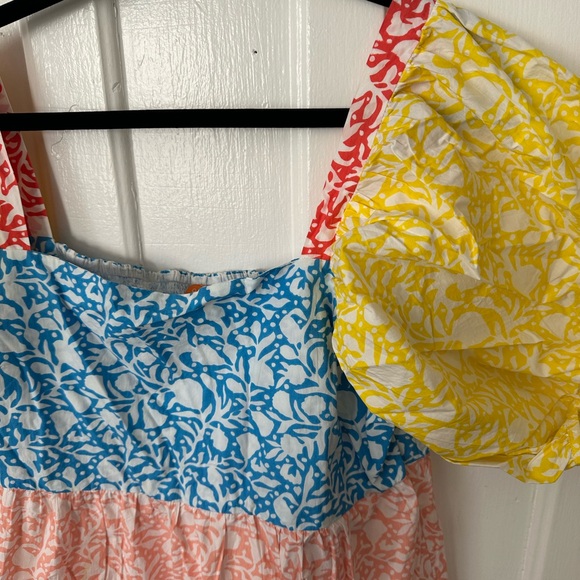 Oliphant Dress Bubble Skirt Mini Dress Canari - Picture 2 of 4